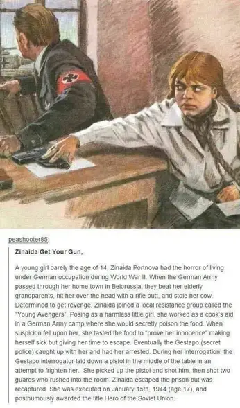 Zinaida Get Your Gun Truth Or Fiction