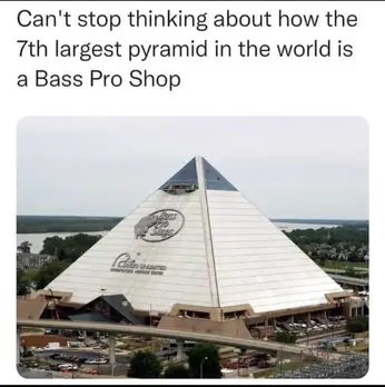 Bass Pro Shops 7th Largest Pyramid In The World Truth Or Fiction Bass Pro Shops 7th Largest Pyramid In The World Truth Or Fiction