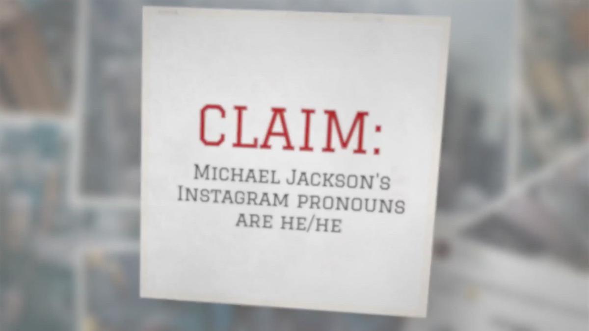 Michael Jackson’s Instagram Pronouns