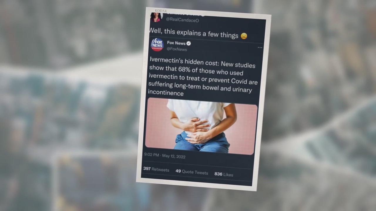 'Video thumbnail for Candace Owens’ Ivermectin Fox News Tweet'