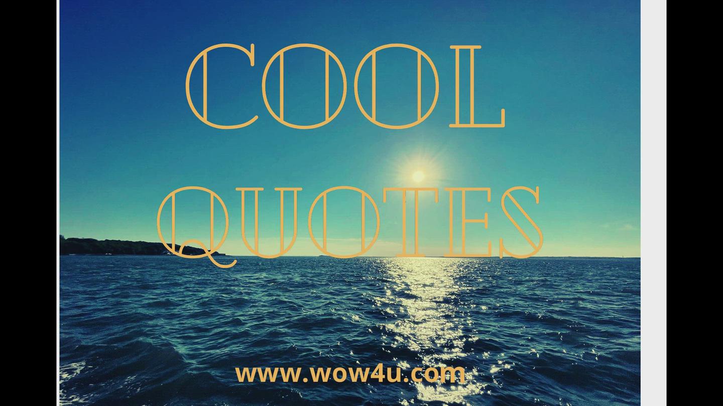 'Video thumbnail for Cool Quotes'