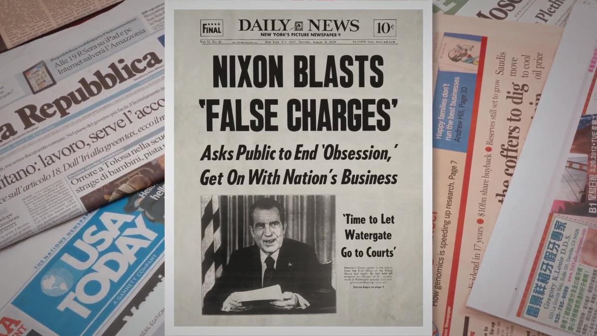 'Video thumbnail for Nixon Blasts ‘False Charges’'