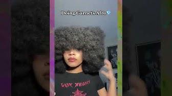 'Video thumbnail for Garnets Afro: Early Halloween hair idea & BIG Win! #shorts'