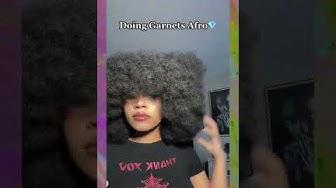 'Video thumbnail for Garnets Afro: Early Halloween hair idea & BIG Win! #shorts'