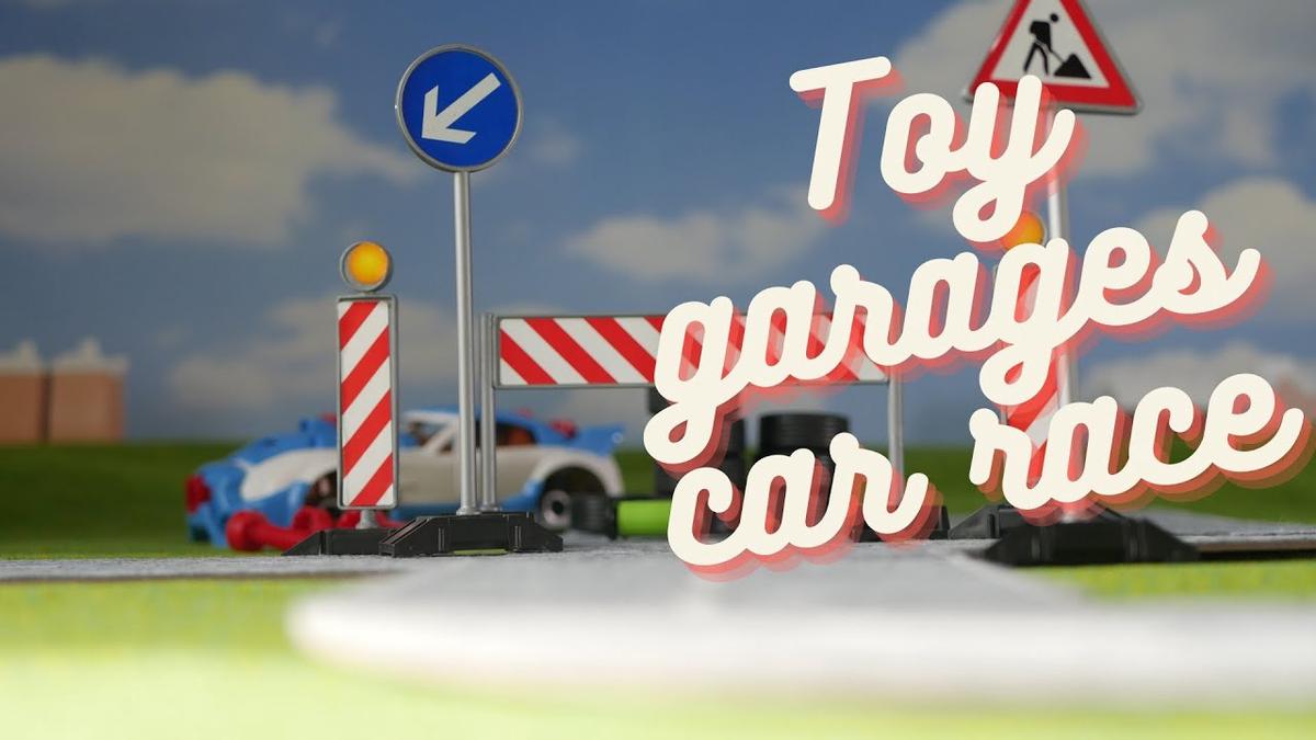 'Video thumbnail for Toy Car garages: Toot Toot Garage Car Wash & Top Bright Car Ramp'