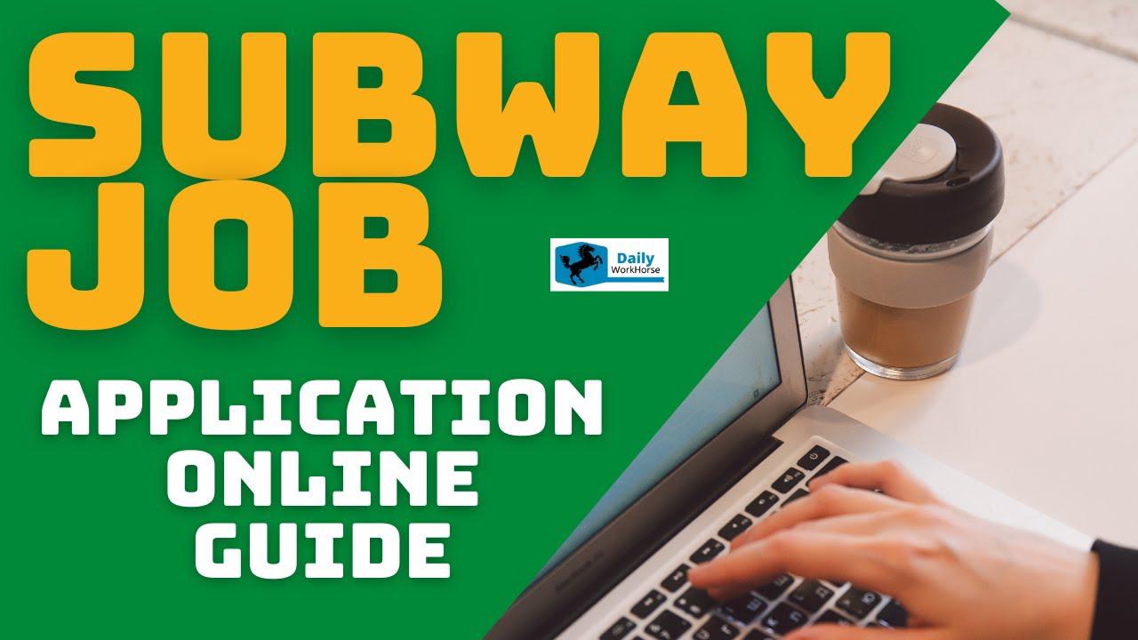 'Video thumbnail for Subway Job Application Online Complete Guide'