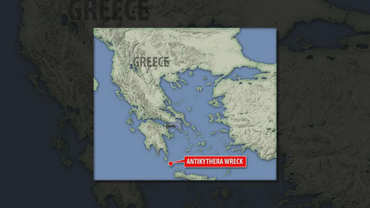 'Video thumbnail for 2,000-YEAR-OLD ANCIENT SKELETON FOUND ON FAMED ANTIKYTHERA SHIPWRECK'