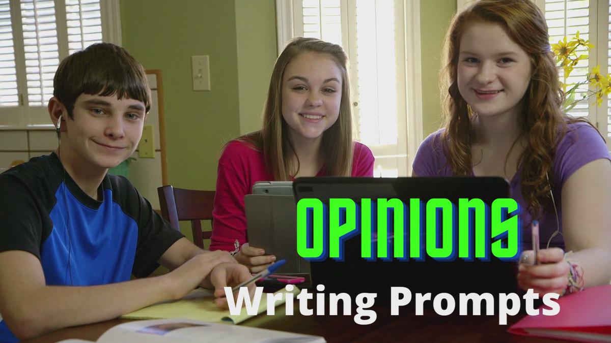 'Video thumbnail for Opinions Writing Prompts'