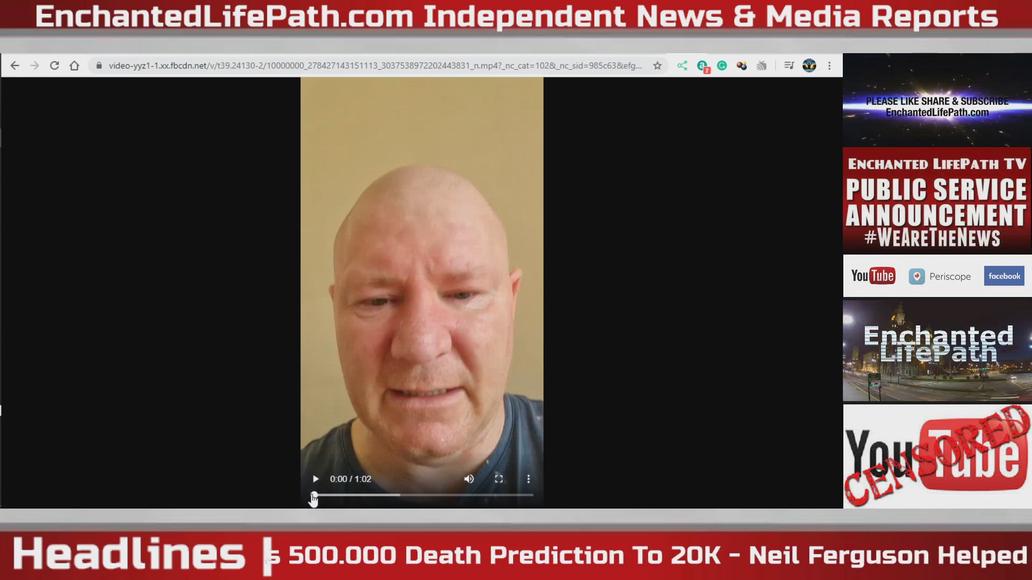 'Video thumbnail for Sniveling Steve Bionic Legge Aka Actor On Starnow Covid-19 Crisis Actors'