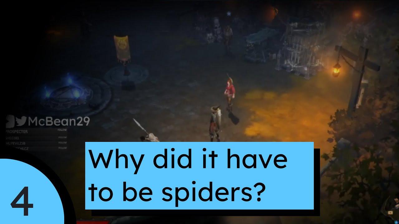 'Video thumbnail for SPIDERS EVERYWHERE! - Diablo 3 Playthrough #4'