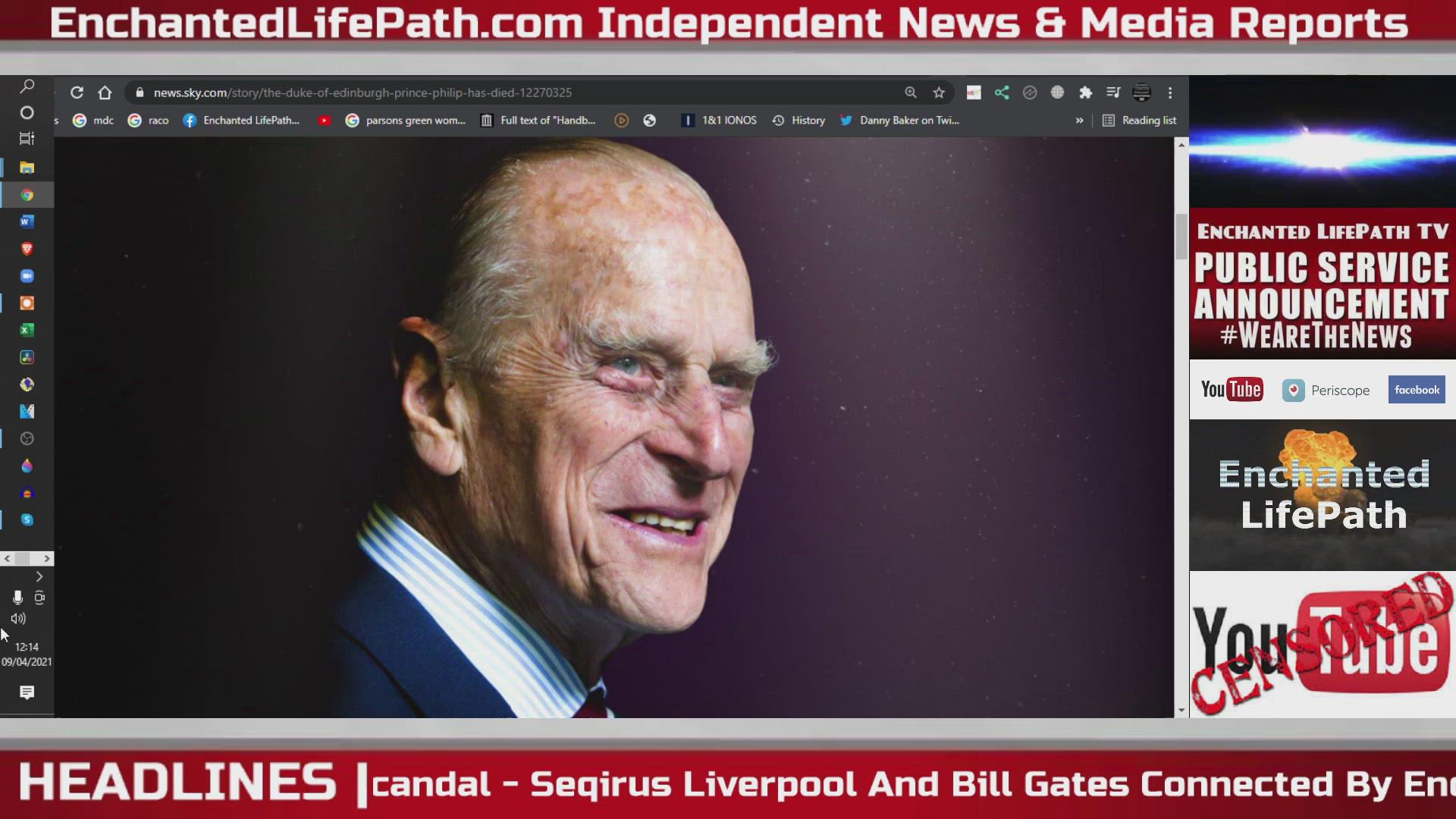 'Video thumbnail for Prince Philip Is Dead - Buckingham Palace Statement Released'
