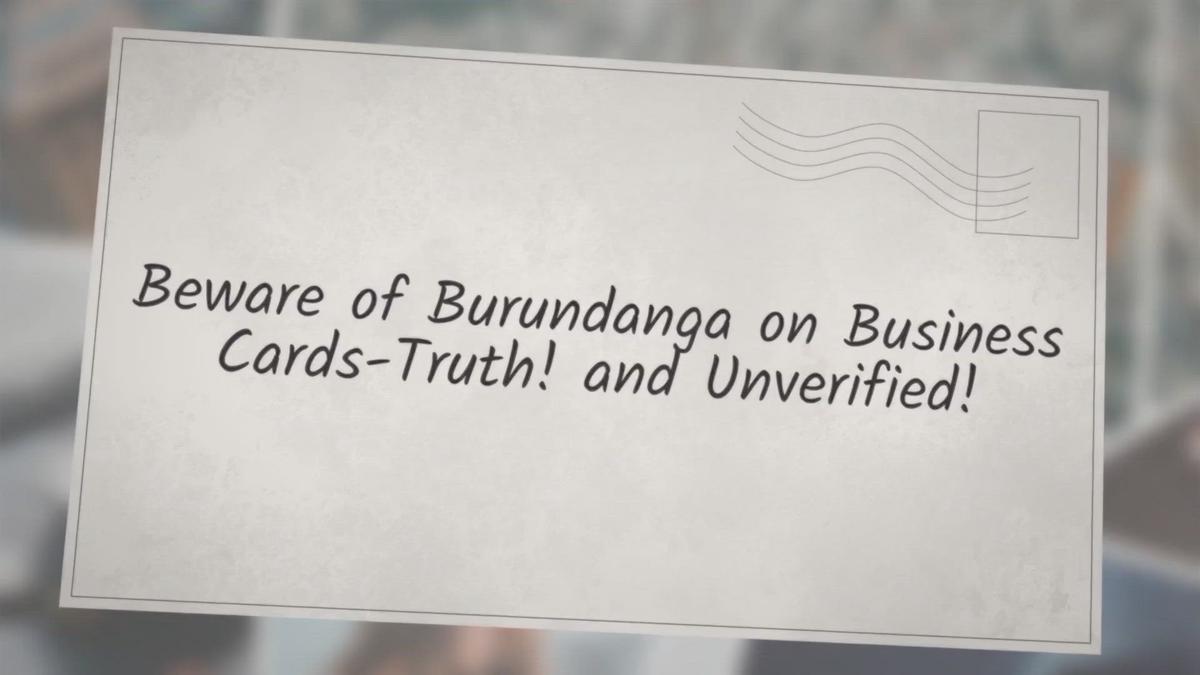 'Video thumbnail for Beware of Burundanga on Business Cards-Truth! & Unverified!'