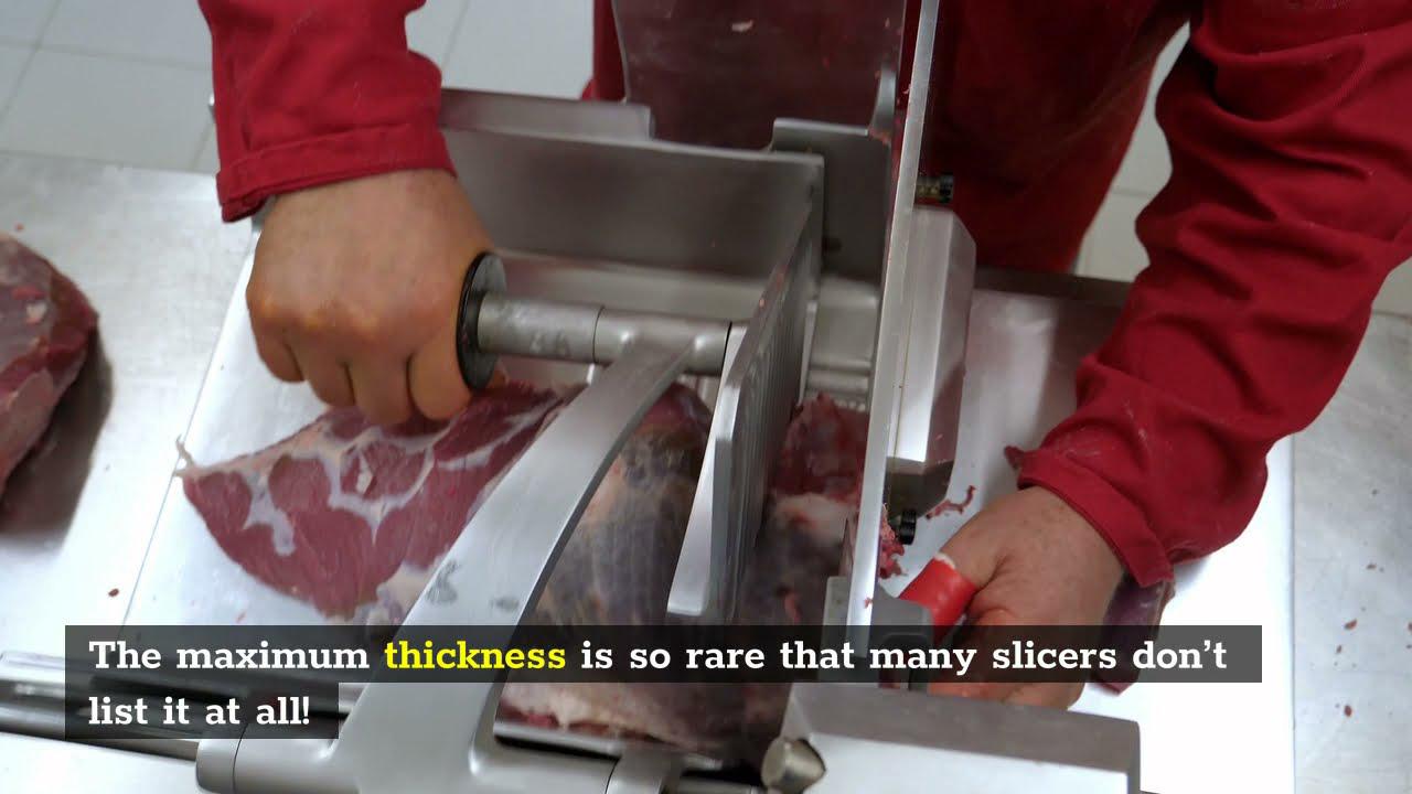 'Video thumbnail for Reviews of the 4 Best Commercial Meat Slicers on Amazon'