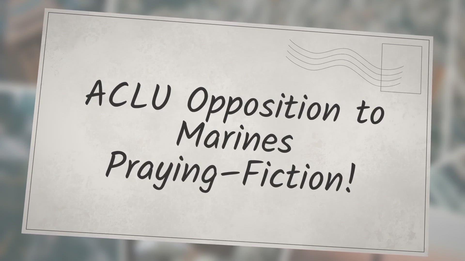 'Video thumbnail for ACLU Opposition to Marines Praying-Fiction!'