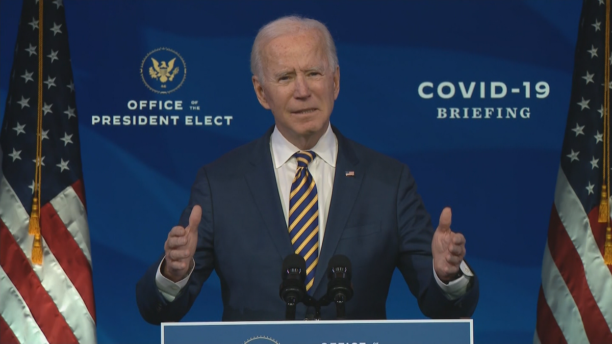'Video thumbnail for Biden Says It Will ‘Take Years’ To Vaccinate American People At Current Pace'