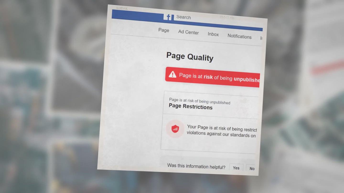 'Video thumbnail for Your Page is at Risk of Being Unpublished’ Facebook Warning'