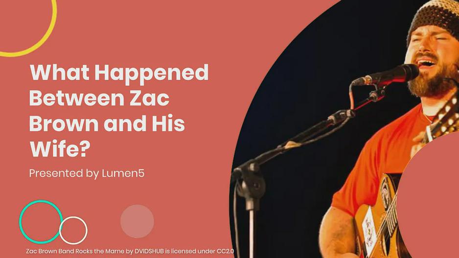'Video thumbnail for What Happened Between Zac Brown and His Wife?'