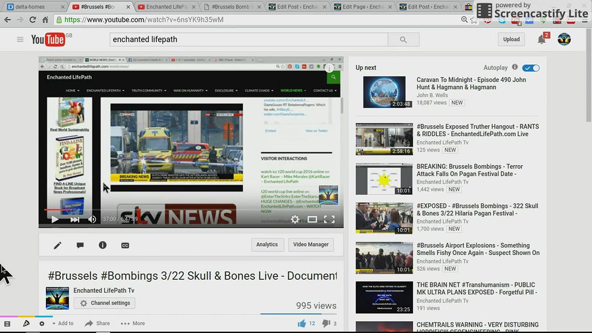 'Video thumbnail for Brussels False Flag Inquest Begins REPORTER STATES HE WAS THERE WITH SATELLITE TRUCK AT AIRPORT'