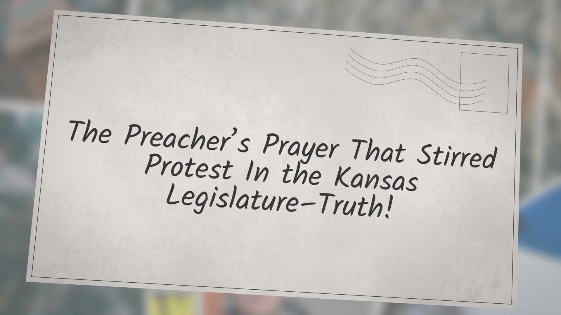 'Video thumbnail for The preacher's prayer that stirred the Kansas legislature-Truth!'