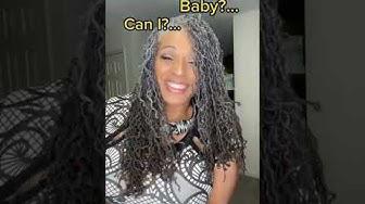 'Video thumbnail for Gorgeous Gray Sisterlocks #greylocs #sisterlocks #blackwomanmagic #greyhairdontcare'