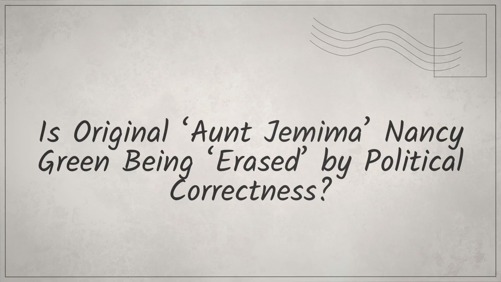 'Video thumbnail for Is Original ‘Aunt Jemima’ Nancy Green Being ‘Erased’ by Political Correctness?'