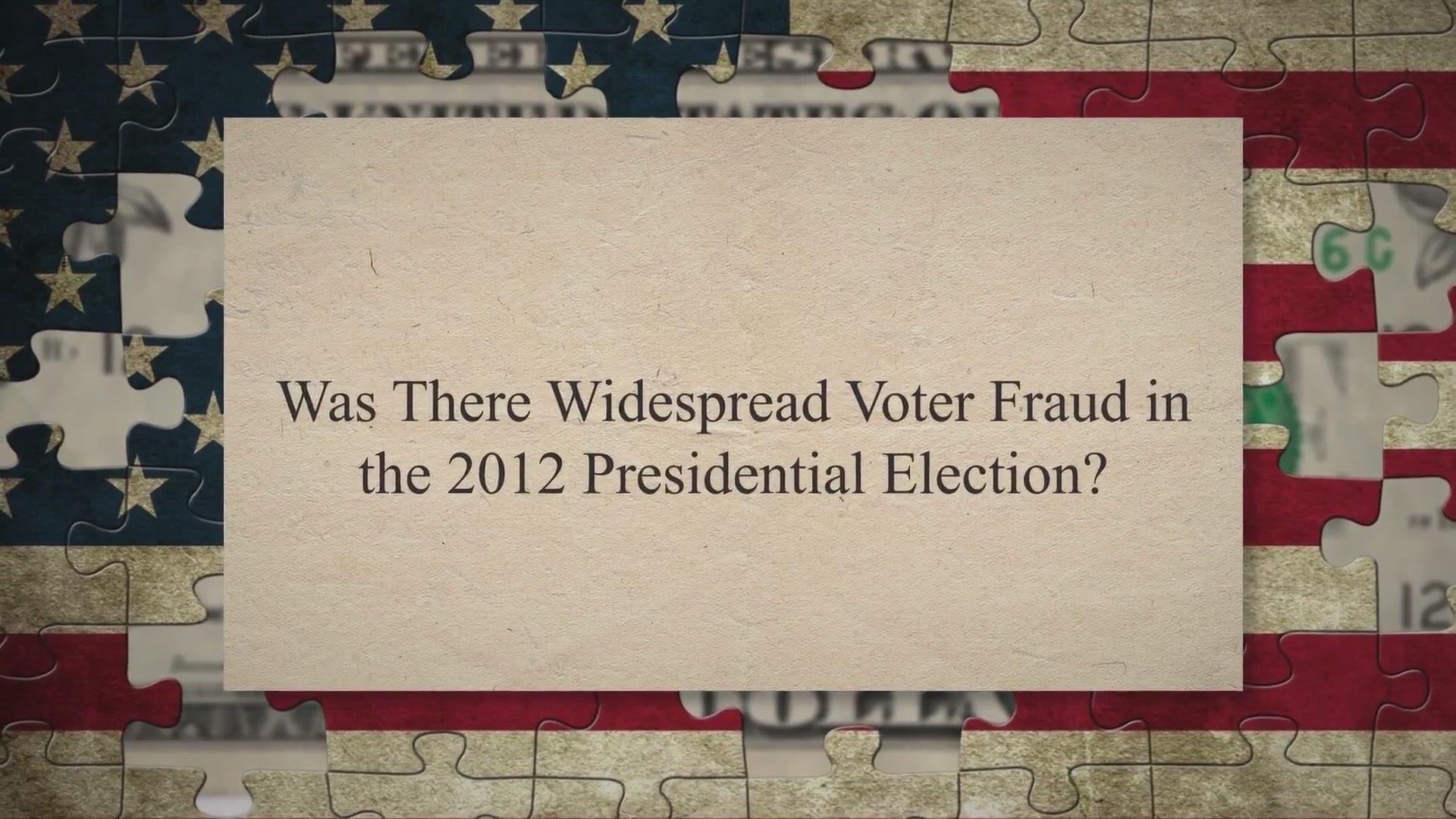 'Video thumbnail for Was There Widespread Voter Fraud in the 2012 Presidential Election?'