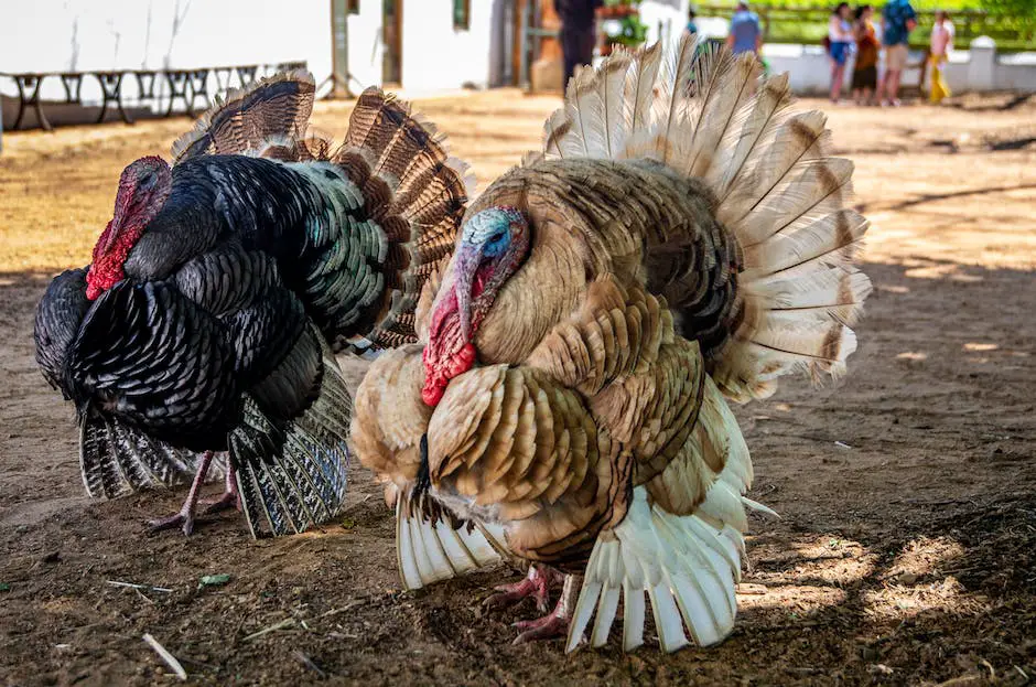 Image of pardoned turkeys standing next to a smiling president